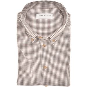 John Miller - Overhemd Bruin John Miller Bruin 5142536