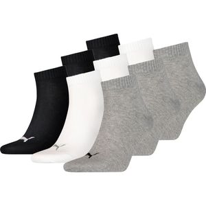 SOKKEN 9 paar Puma unisex kwartsokken, sneakers maat. 35 - 49 voor dames- en herensokken
