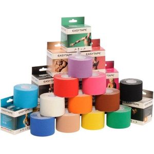 Easytape - Mixed Colour set 12 stuks | Elastische sporttape - Medical tape - Kinesiologische tape