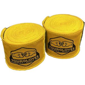 Your Gloves Boksbandage - Geel 460cm