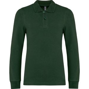 Kariban Kinderpolo lange mouwen K269 - Forest Green - 10/12 years (10/12 ans)