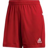 adidas T19 Short Dames Sportbroek - Maat XS  - Vrouwen - rood/wit