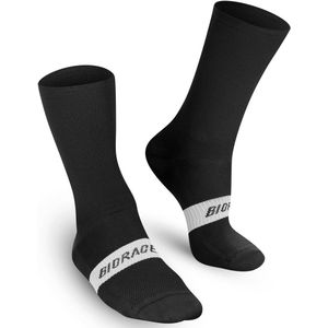 Bioracer Classic - Wielersokken Tussenseizoen - Unisex - Zwart - Maat 39-41