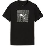 Puma - Ess No. 1 Logo Tee - Kinder T-shirt - Zwart