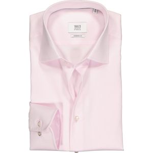 ETERNA 1863 modern fit premium overhemd - 2-ply twill heren overhemd - roze - Strijkvrij - Boordmaat: 42