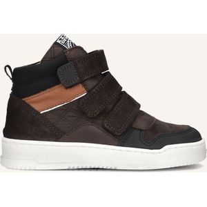Develab 45889 Sneakers Jongens - Leren Sneaker - Bruin - Maat 32