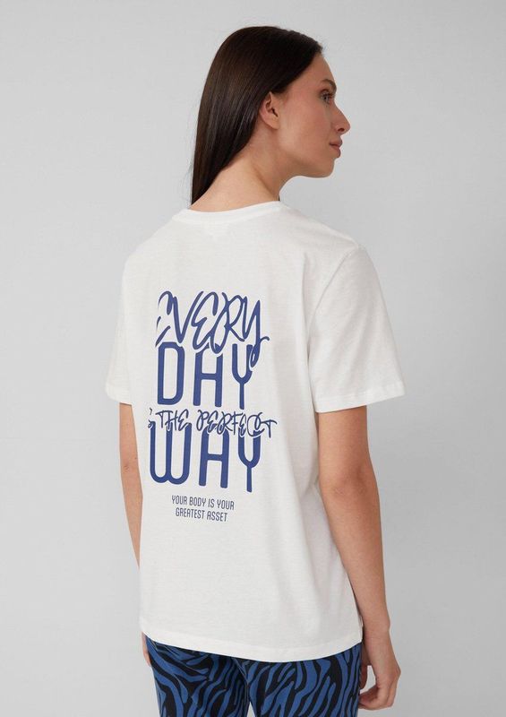 T-shirt - Katoen - Met Print - Ronde Hals - Korte Mouwen