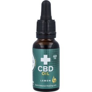 DNH - CBD olie 8% 20ml - Citroen smaak - Full Spectrum - Rijkste in terpenen - Meest gevarieerde cannabinoïden - Beste Entourage Effect