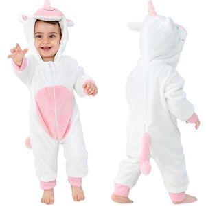 Baby Capuchon Rompers Winter Flanellen Jumpsuit Pyjama 2-36 Maanden