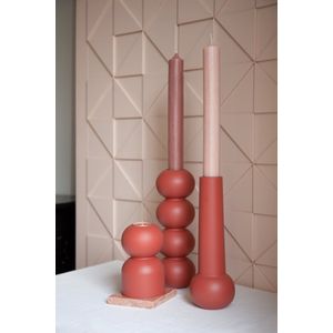 Candleholder stack 2-in-1 - Terra
