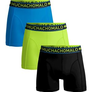 Muchachomalo Boxershorts Jongens 3 Pack - Normale Lengte - 146/152 - 95% Katoen - Onderbroek met Zachte Elastische Tailleband