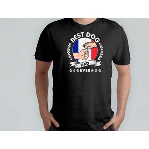 Best Dog Dad Ever - T Shirt - cadeau - gift - vader - dad - beste vader ter wereld - verjaardag - vaderdag - best dad in the world - father - liefde - cute
