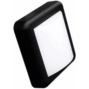 Applique Murale LED 4W Noire Carrée IP65 - Blanc Froid 6000K - 8000K