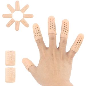 Green Glow - Siliconen Vingerbeschermers voor Scheurvorming en Handeczeem - Set van 10 Stuks