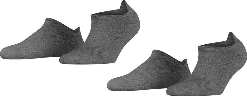 Esprit - Active Basic - Sneakersokken - Grijs - 2-Pack - Duurzaam Biologisch Katoen