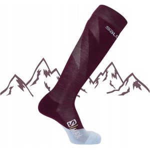 Salomon S/MAX Merinowol Ski Sokken - Warm & Comfortabel (45-47)