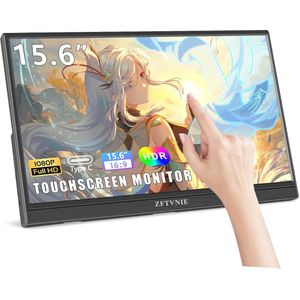 15,6 inch Full HD touchscreen monitor - Draagbare externe monitor met USB-C en HDMI