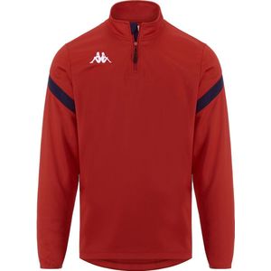 Kappa Core Dolvole Ziptop Heren - Rood / Zwart | Maat: L