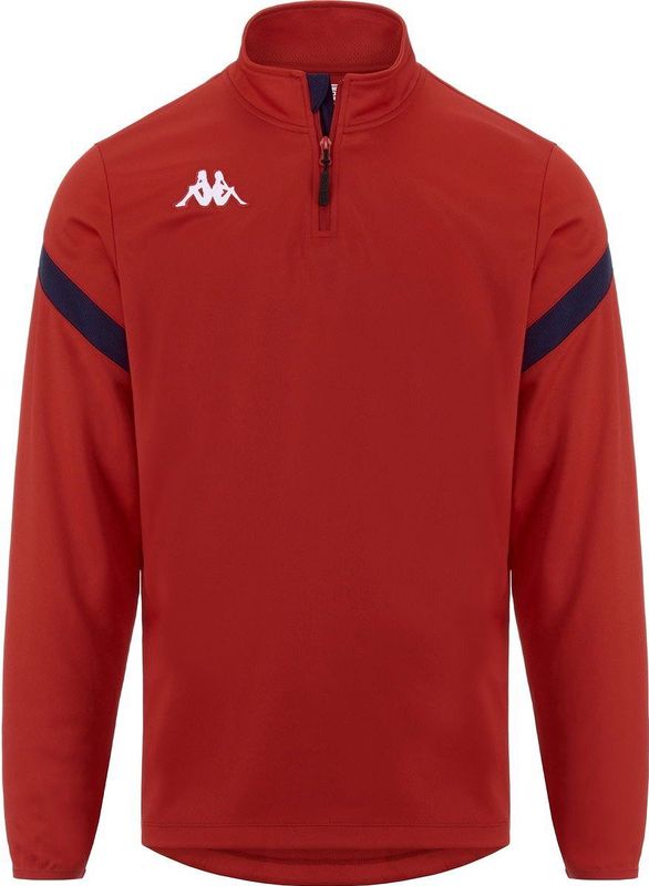 Kappa Core Dolvole Ziptop Heren - Rood / Zwart | Maat: L
