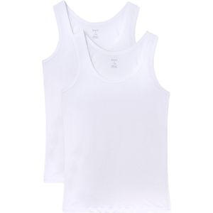 Dagi - Onderhemd - Wit - 2 Pack - Mouwloos - Ronde Hals