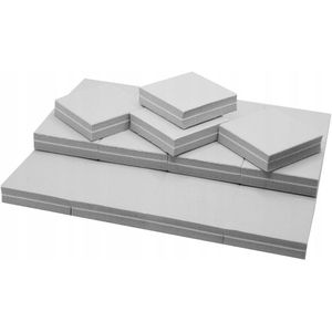 Polijstblok Nagelvijl 120/120 Grijs - 12 Stuks