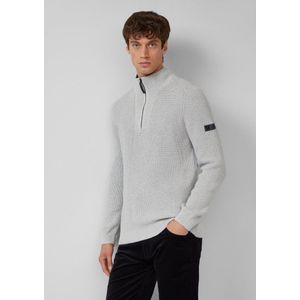 s.Oliver - Trui - Grijs - Coltrui - Lange Mouw