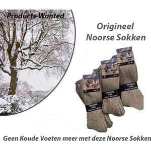 Warme Wintersokken Origineel Noorse Sokken 6 Paar-Maat 43-45