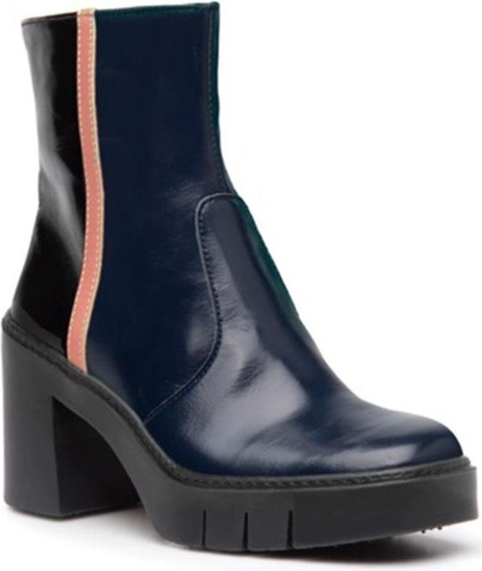 Art - 1197413EL003_0MU - Leren Enkellaarsjes - Bordeaux - Casual