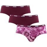 PUMA - Hipster - Rood - Set van 3 Stuks - Dames
