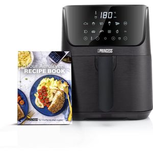 Princess Airfryer 182031 - Heteluchtfriteuse - Digital Aerofryer - 3,5 L - Digital Touch Screen - 10 Automatische programma's - Inclusief receptenboek