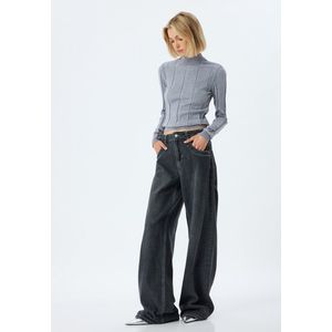 Rechte kraag Normaal Sweater