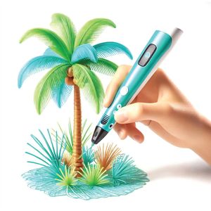 3D Pen - 3D Pen Starterspakket - Design 2025 - 50M Filament in 10 kleuren - Siliconen Mat - Vingerbeschermers