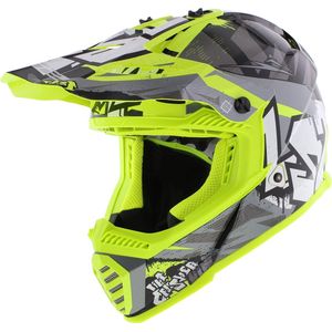 LS2 - MX437 Fast II Mini - Crosshelm - Zwart - KPA - ECE 22-06