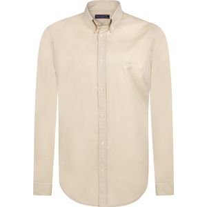 Felix Hardy - Overhemd - Beige - 100% Katoen - Heren