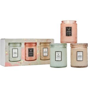 Voluspa Small Jar Candle Trio Assorted Gift Set