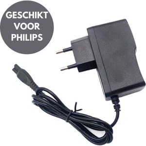 Scheerapparaat Oplader Geschikt Voor Philips - Geschikt voor HQ, HS, RQ Series - Netadapter 15V DC 360mA - Zwart