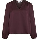 VILA Blouse 'VIEllette'  wijnrood