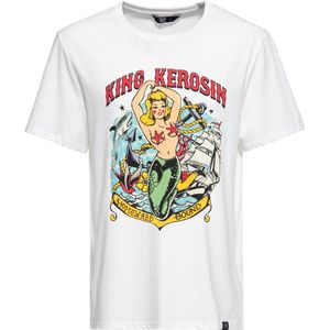 King Kerosin T-Shirt Classic ''Homeward'' KKU41071 Off White-XXL