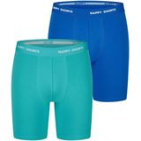 Happy Shorts - Retro Boxer - Neon - 2er-Pack - Long