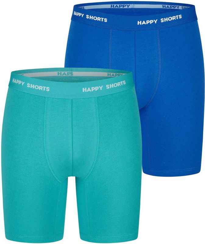 Happy Shorts - Retro Boxer - Neon - 2er-Pack - Long