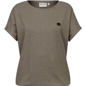 Naketano Damen T-Shirt Schnella Baustella 1631-0047 Olive Melange-XS