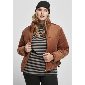 Urban Classics - Corduroy Puffer winterjas - 2XL - Bruin