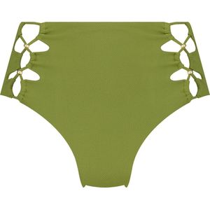 Hunkemöller Dames Badmode Rio Bikinibroekje Holbox - Groen - maat XL