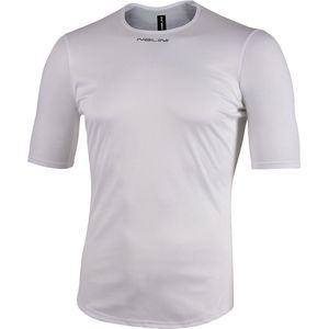 Nalini - Unisex - Ondershirt Fietsen - Korte Mouwen - Onderkleding Wielrennen - Wit - WIND BASE LAYER - XS