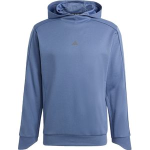 adidas Performance Yoga Training Sweatshirt met Capuchon - Heren - Blauw- XL
