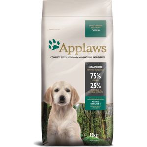 Applaws Puppy - Small & Medium - Chicken - 15 kg