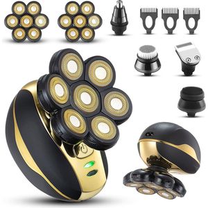 Upgrade 7D Elektrisch Scheerapparaat voor Duidelijk en Gladde Scheerbeurt - Waterdicht en Oplaadbaar