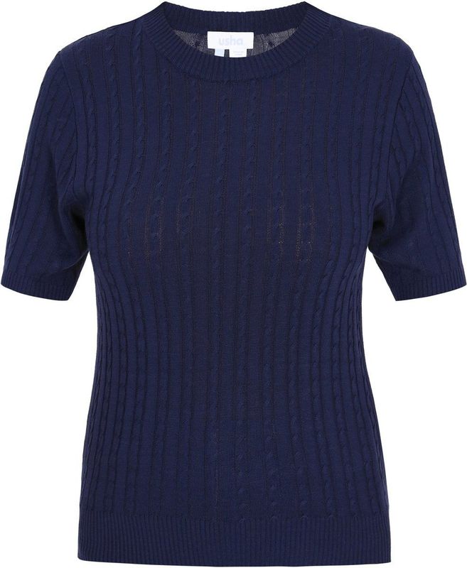 Usha - Sweater - Regular Fit - Korte Mouwen