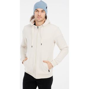 Protest Prtmakai – Hoodie Heren – Sweatvest – Outdoor – Kitoffwhite