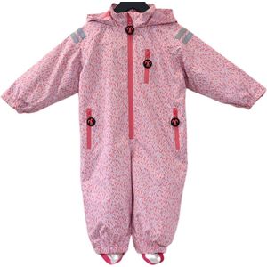 Ducksday Regenpak – Regenoverall – Waterdicht & Ademend – PFAS-vrij – Gerecycled Polyester – Maat 80/86 – Lee